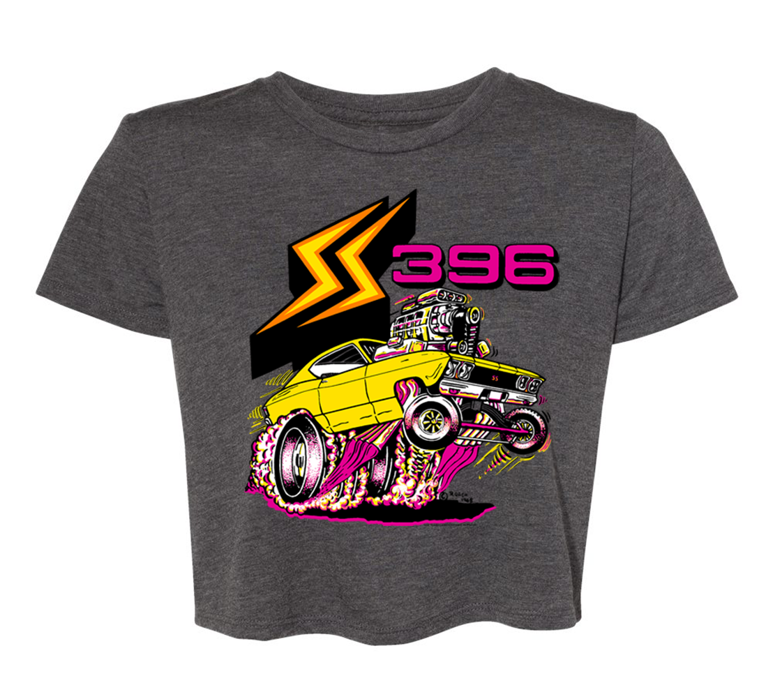 SS 396 Muscle Car | Women's Crop Tee