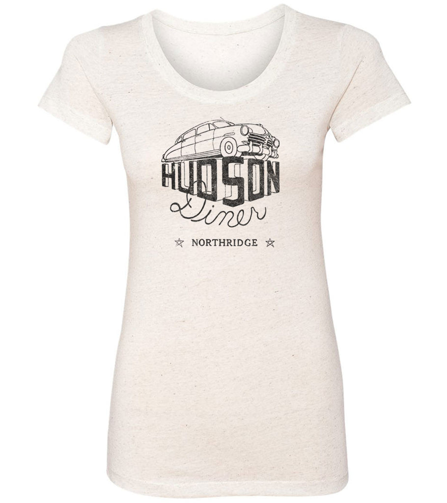 Hudson Diner Northridge California | Women's Fitted Tee By RoAcH T-shirts