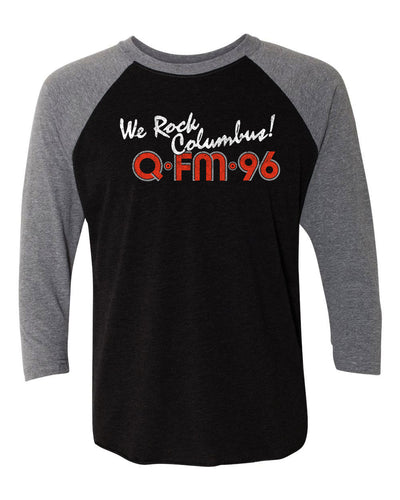 QFM96 We Rock Columbus Baseball T-shirt