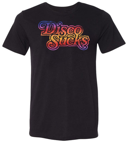 Disco Sucks! Long Live Rock and Roll | Short Sleeve Tee By RoAcH T-shirts