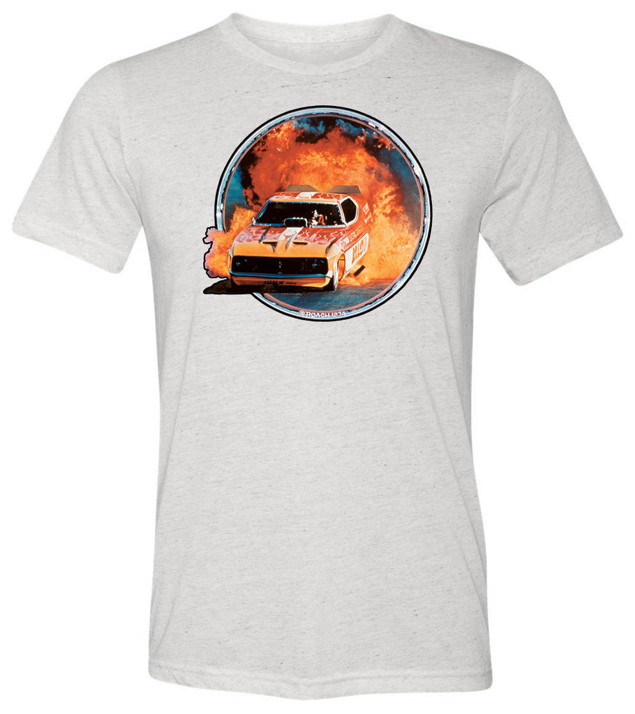 Flaming Funny Car T-shirt