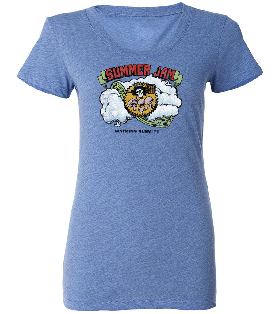 Summer Jam Watkins Glenn, NY | Women's Fitted Tee By RoAcH T-shirts